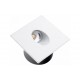 Spot Marche LED Encastré 3W - Carré - Blanc - 4000°K - IP20