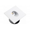 Spot Marche LED Encastré 3W - Carré - Blanc - 4000°K - IP20