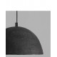 Suspension 'Papier-Mâché' Noire E27x1 ø42 NOVALUCE TALCUM