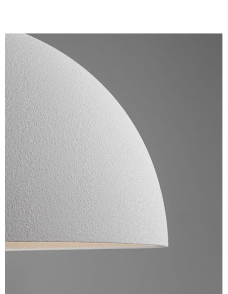 Suspension Blanche E27x1 ø50 NOVALUCE LEFKO