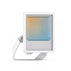 Projecteur LED Blanc - Plat - 10 WATT, 3000K°, IP65 sans câble 5Ans