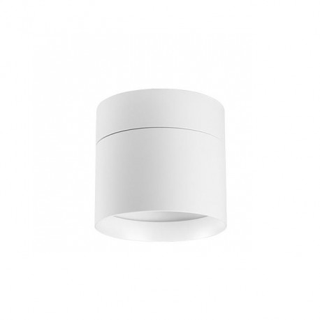 Support de Spot Orientable GX53 Saillie - Cylindre Blanc