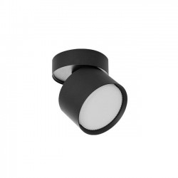 Support de Spot Orientable GX53 Saillie - Cylindre Noir