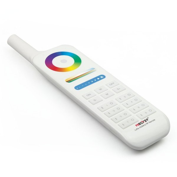 Télécommande RF 433MHz Long Dist. 8 Zones RGB+CCT+Dim