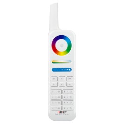 Télécommande RF 433MHz Long Dist. 8 Zones RGB+CCT+Dim