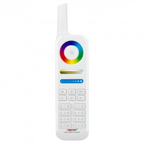Télécommande RF 433MHz Long Dist. 8 Zones RGB+CCT+Dim