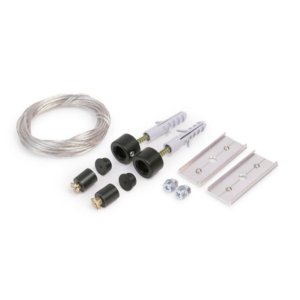 Suspension 1500mm Noir (x2)