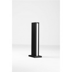 Potelet 9W 3000°K IP54 400mm Noir NOVALUCE SASSO