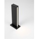 Potelet 9W 3000°K IP54 400mm Noir NOVALUCE SASSO