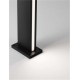 Potelet 9W 3000°K IP54 400mm Noir NOVALUCE SASSO