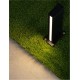 Potelet 9W 3000°K IP54 400mm Noir NOVALUCE SASSO