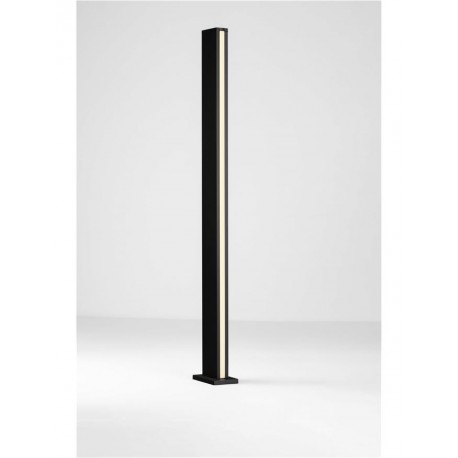 Potelet 22W 3000°K IP54 1200mm Noir NOVALUCE SASSO