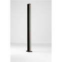 Potelet 22W 3000°K IP54 1200mm Noir NOVALUCE SASSO