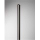 Potelet 22W 3000°K IP54 1200mm Noir NOVALUCE SASSO