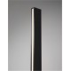 Potelet 22W 3000°K IP54 1700mm Noir NOVALUCE SASSO