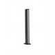 Potelet 12W 3000°K IP54 700mm Noir NOVALUCE SASSO