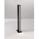 Potelet 12W 3000°K IP54 700mm Noir NOVALUCE SASSO