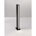 Potelet 12W 3000°K IP54 700mm Noir NOVALUCE SASSO