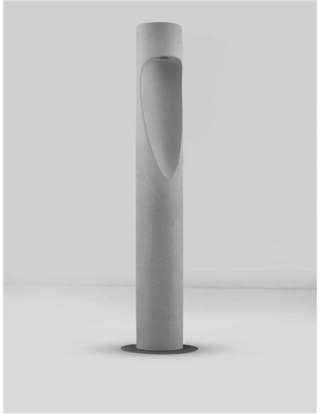 Potelet 6W 3000°K IP65 750mm Gris NOVALUCE NODINO