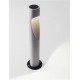 Potelet 6W 3000°K IP65 750mm Gris Pierre NOVALUCE NODINO