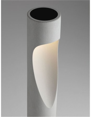 Potelet 6W 3000°K IP65 750mm Gris NOVALUCE NODINO