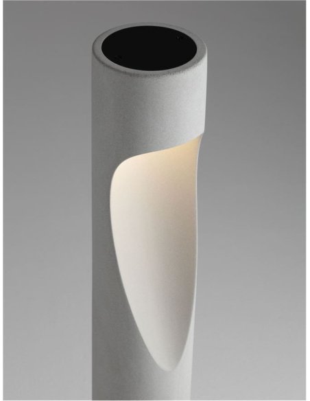 Potelet 6W 3000°K IP65 750mm Gris NOVALUCE NODINO