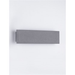 Applique Murale Noir Pierre 11W 3000°K IP65 NOVALUCE LUNA