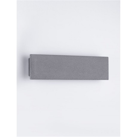 Applique Murale Noir Pierre 11W 3000°K IP65 NOVALUCE LUNA