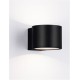 Applique Murale Noir 13W 3000°K IP54 Haut/Bas NOVALUCE BETA