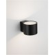 Applique Murale Noir 13W 3000°K IP54 Haut/Bas NOVALUCE BETA