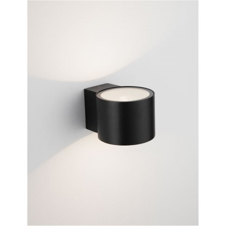Applique Murale Noir 13W 3000°K IP54 Haut/Bas NOVALUCE BETA