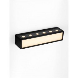 Applique Murale Noir 18W 3000°K IP65 NOVALUCE INGA