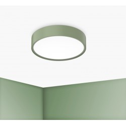 Plafonnier LED Vert 17W Ø300mm 3000/4000/6500K - 200Lm - IP20