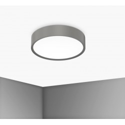 Plafonnier LED Gris 17W Ø300mm 3000/4000/6500K - 200Lm - IP20