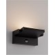 Applique murale Orientable LED 10W Détecteur - Noir - 3000°K - IP54