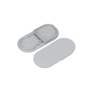 Terminaison Profile LED LINE23 Gris Arrondi (x2)