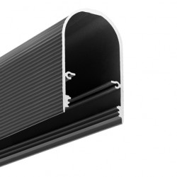 Profile LED LINE23 Alu Noir Peint 1000mm