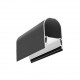 Profile LED LINE23 Alu Noir Peint 2000mm