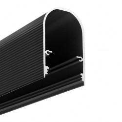 Profile LED LINE23 Alu Noir Anodisé 1000mm