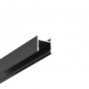 Profile LED Compact12 Alu Noir 2000mm