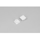 Terminaison Profile LED Compact12 Blanc (x2)