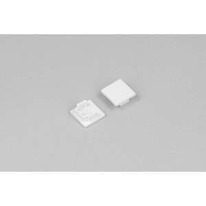 Terminaison Profile LED Compact12 Blanc (x2)