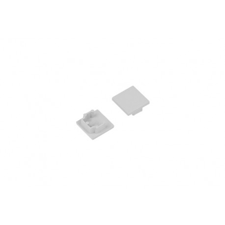 Terminaison Profile LED Compact12 Gris (x2)