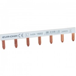 Peigne horizontal 1P 63A 7 dents