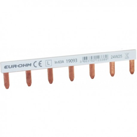 Peigne horizontal 1P 63A 7 dents