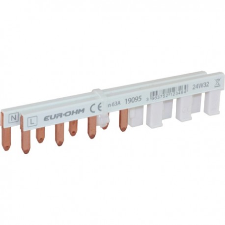 Peigne horizontal 1P+N 63A 7 dents