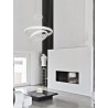 Pendant Matt White Aluminium & Crystal LED 60 Watt 3600Lm 3000