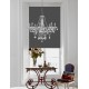 Chandelier Chrome Aluminium Glass & K9 Crystal E14 8x40W D:78 H 