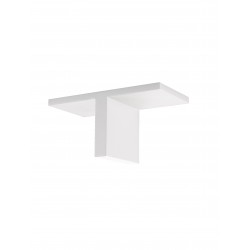 Wall Light Aluminium Sand Whitel LED 2x8W L:20 H:10cm 