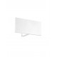 WALL LAMP ALU SAND WHITE 16 W W:20 H:10 D:10CM 